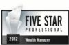 Five Star Professional Wealth Manager - 2012